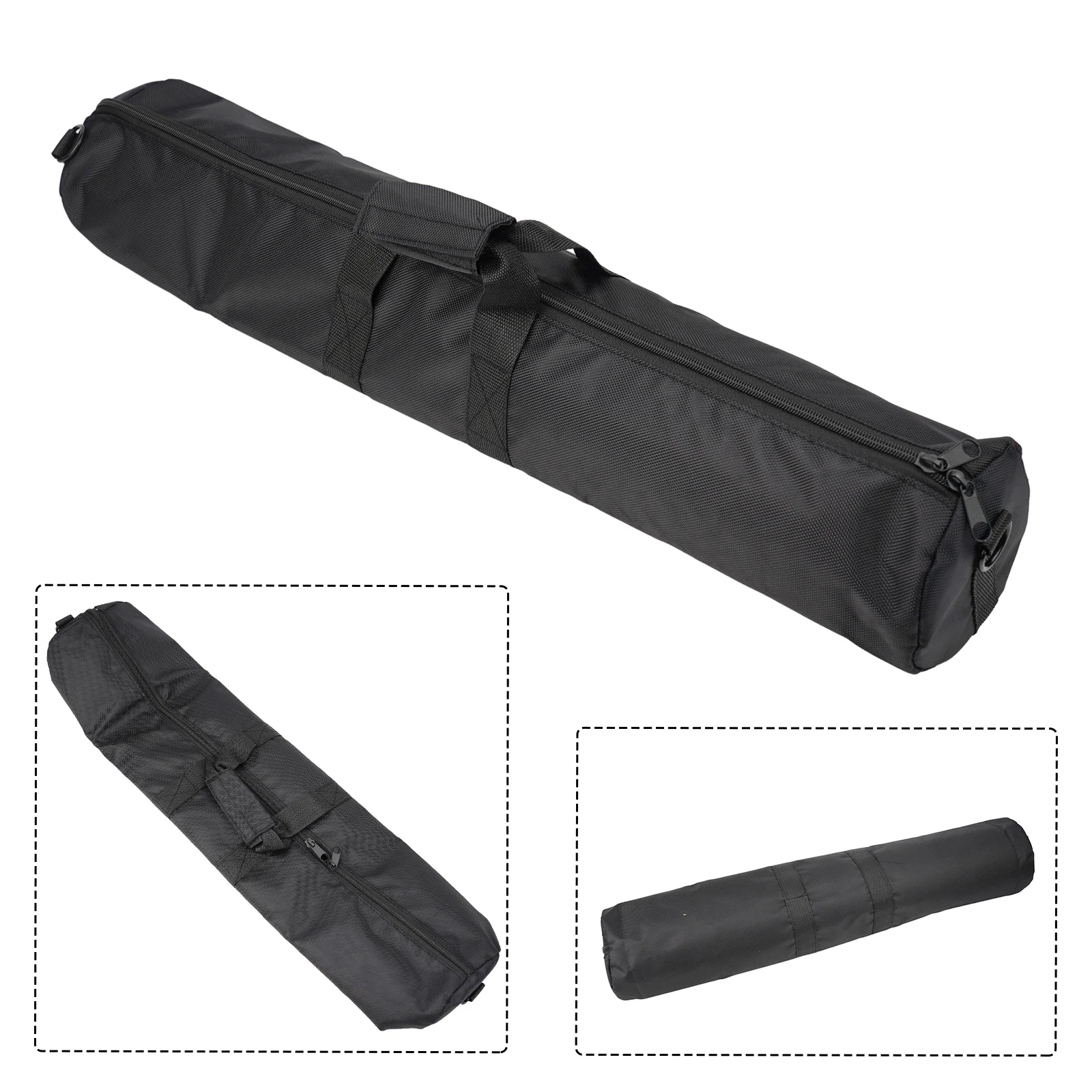 Portable Light Stand Tripod Bag Waterproof Oxford Fabric Foldable Travel Carrying Case Smooth Zippers Shoulder Strap 40-120cm