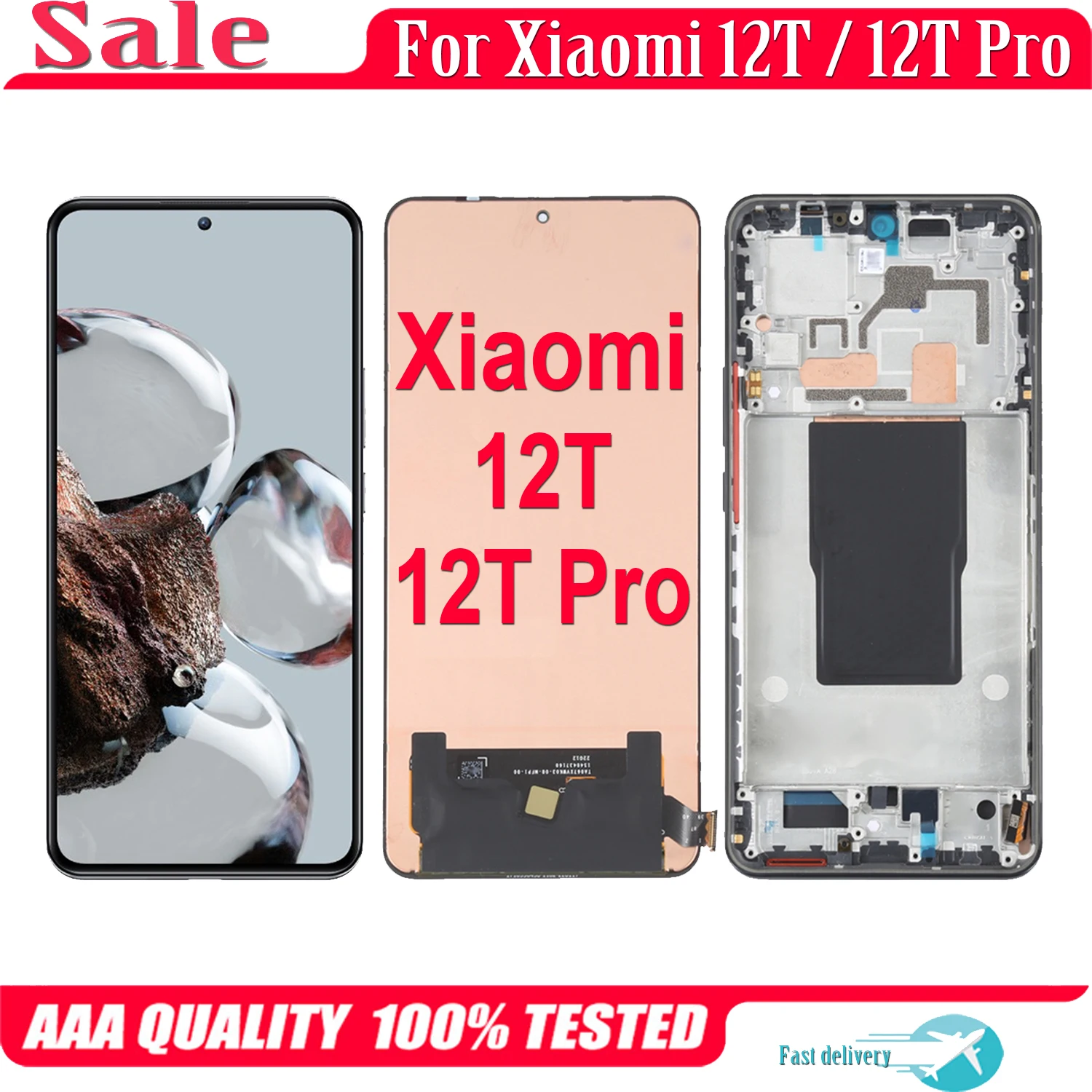 AMOLED 120hz For Xiaomi 12T Pro 22071212AG 22081212UG LCD Display Touch Screen Digitizer Assembly lcd display screen oled display screen