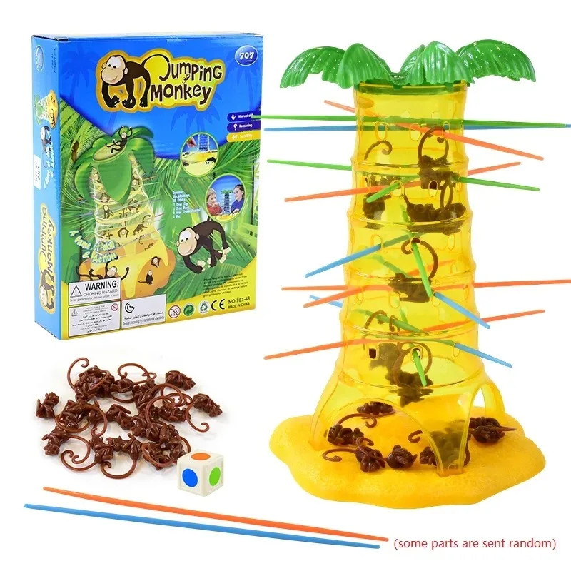 Fun Monkey Climbing Tree Game Toy Parents Kids Interactive Party Board Game Toy Family Tabletop Monkey Climbing Tree Board