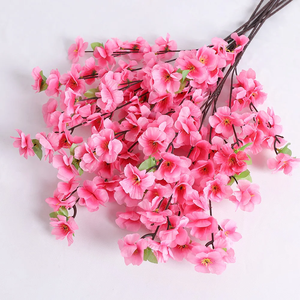Peach Blossom Artificial Flower Bouquet Image 6