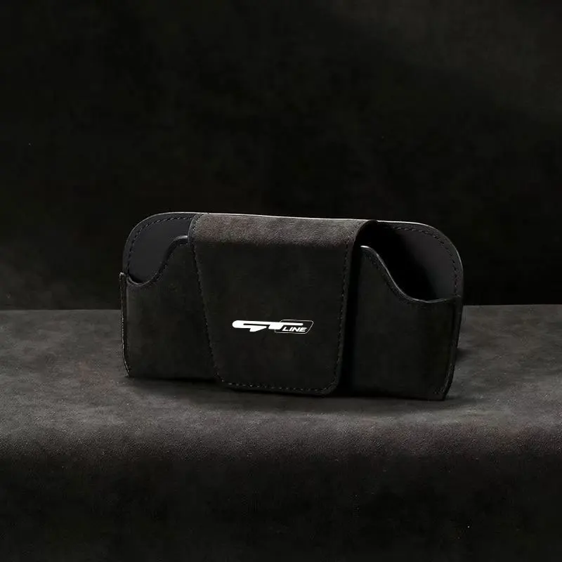 기아 Gt Gtline 자동차 안경 홀더 클립 Accesorios 인테리어 장식 케이스 커버 안경 주최자 선글라스 보관