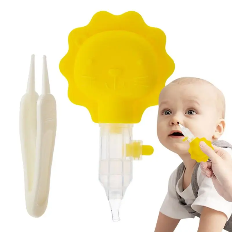 

Nasal Aspirator For Babies Silent Nose Sucker Suction Portable Kids Nose Wash Cleaner Pump-Type Silicone Nose Cleaner For Kids