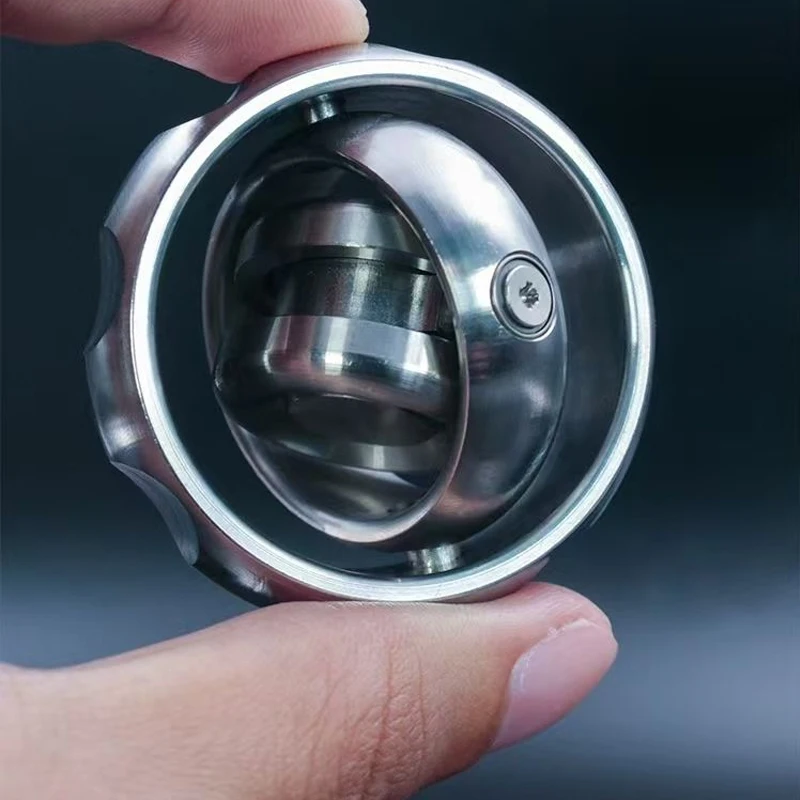 야외 휴대용 EDC 크리 에이 티브 3D 자이로 스코프 기계 회전 손가락 자이로 스코프 도구 장난감 선물