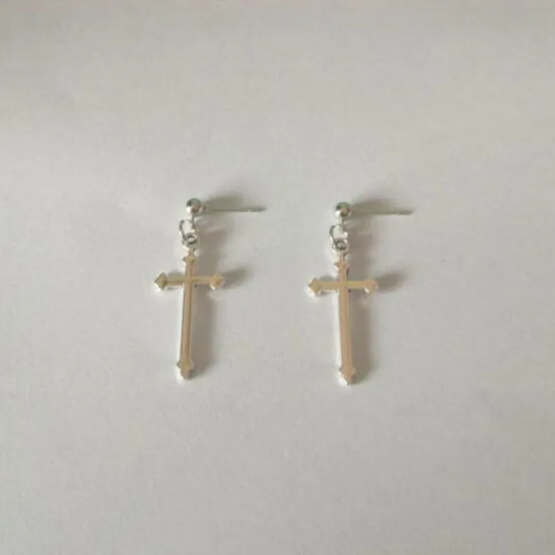 Cross Women Accessory Earrings Cross Stud Fashion Earring Vintage