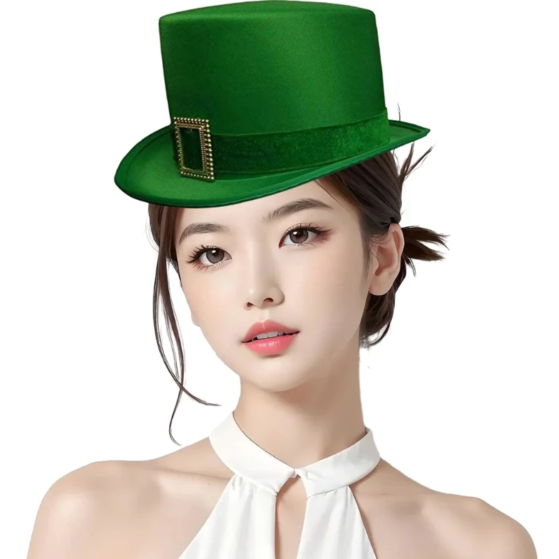 

Skin-friendly Hat Irish Cosplay Party Taking Photo Tool Unique Headwear Woman Men Party Gift Carnivals National Day Hat