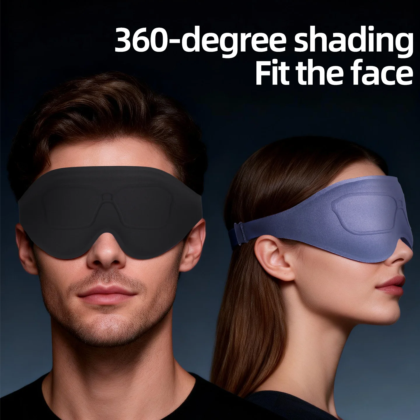 ComfortMax Breathable 3D Sleep Eye Mask - Memory Foam Night Blindfold