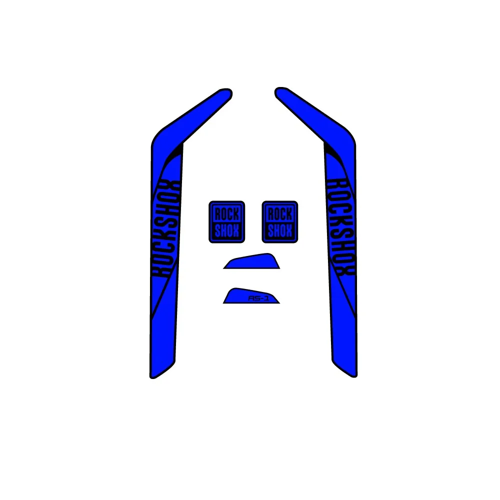 Adesivi Compatibili Con Forcella Star Sam Bike Rock Shox Rs