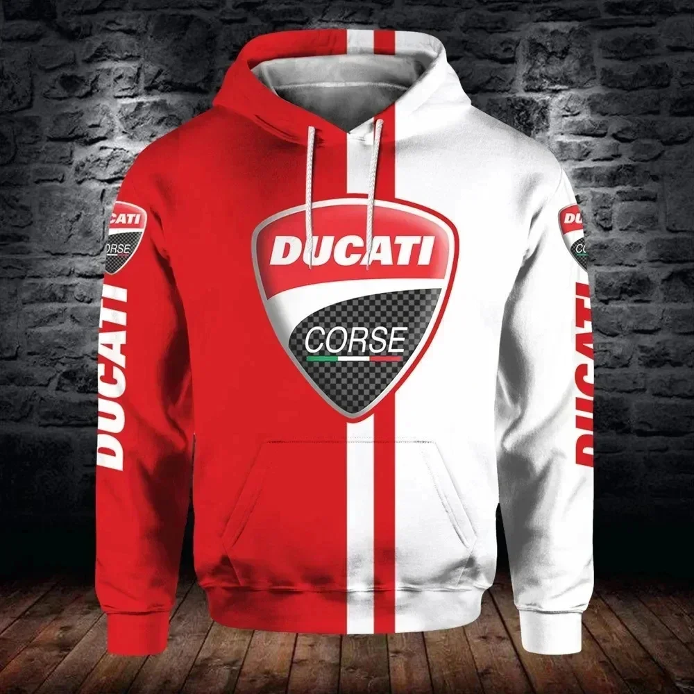 

Spring and Fall motorcycle car mini ducati hoodie_y