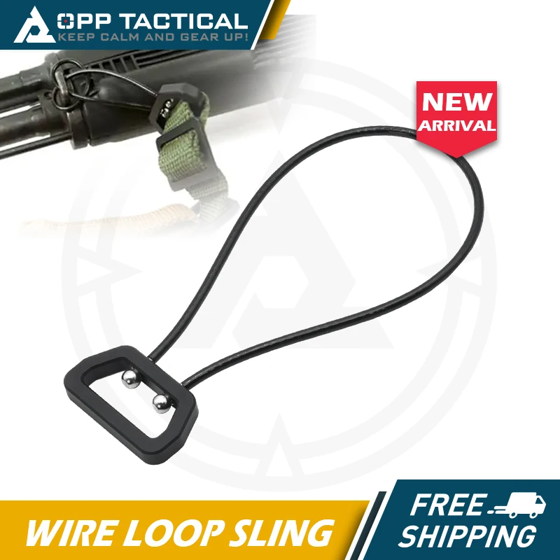 TacticalWireLOOPSlingConnectionAdapterQuickReleaseBuckleWeapon