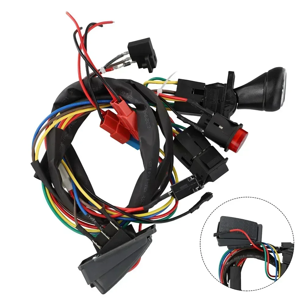 Bouton Poussoir De Démarrage Pour Véhicules électriques Enfants - Rechange Compatible Nombreux Modèles - Rouge, Métal/plastique