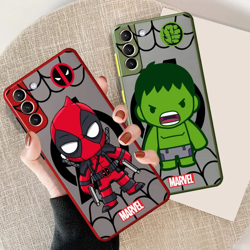 Stampa Custodia Rigida Per Pc Per Samsung Galaxy S20 Fe S22 Plus S21 S23 Ultra S24 Ultra S23 Fe S20 Ultra S20 Plus Deadpool Hulk Cover