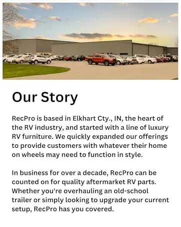 Our Story: RecPro is based in Elkhart Cty., IN, the heart of the RV industry.