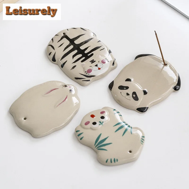 Cute Animal Incense Holder Mist Smoking Steamers Incense Burners Consecrate Smell Distributor Censer Yoga Supplies Collection