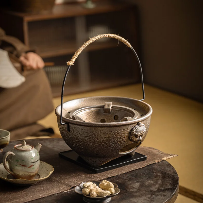Ceramic Teapot warmer Making tea Pottery Stove Charcoal firing alcohol stove Portable Charcoal stove Kung Fu Tea Fire Stoves