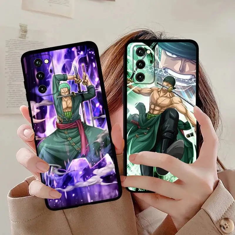 

One Piece ZORO Phone Case For Huawei Honor 70 60 50 30 20 10 9 X 9X V30 Pro Lite View