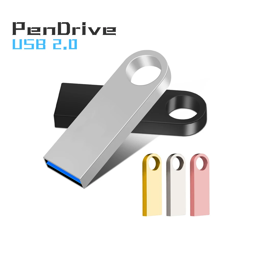 Memoria USB 128Gb Pendrive 128Gb Memoria USB 32Gb 4Gb Metal 64 Gb Pen Drive 8Gb Memoria USB 16 Gb