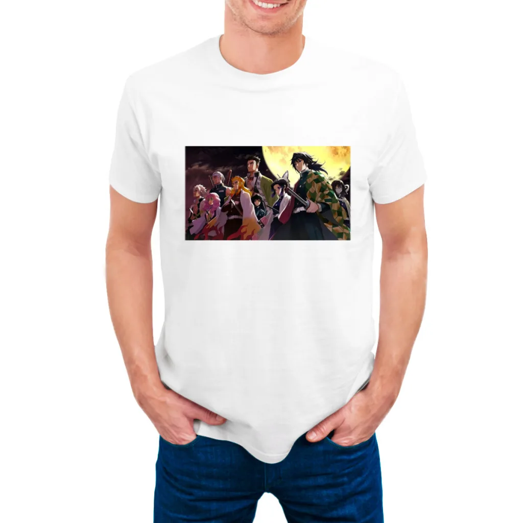 

Demon Slayer Kimetsu No Yaiba Trending Products Men's Clothing Soft T-Shirt Sports Top Tees Breathable T Shirt For Male T shirts