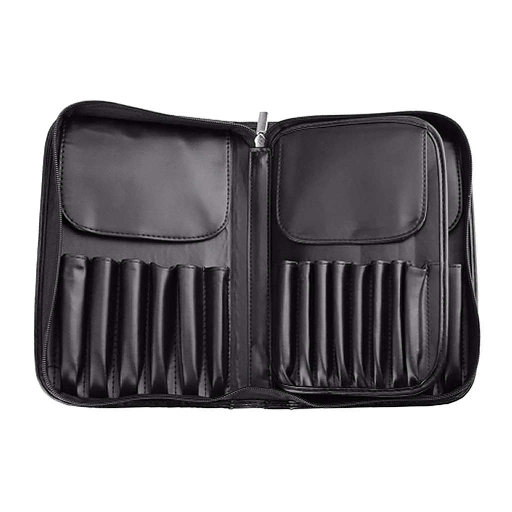 High Quality Makeup Train Case Makeup Brushes Organizer Bag - Durable PU