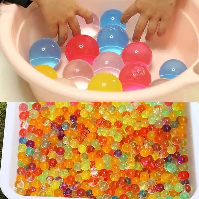 Crystal Soil Mud Toy Big Hydrogel Gel Kids Polymer Water Beads Wedding Home Decor