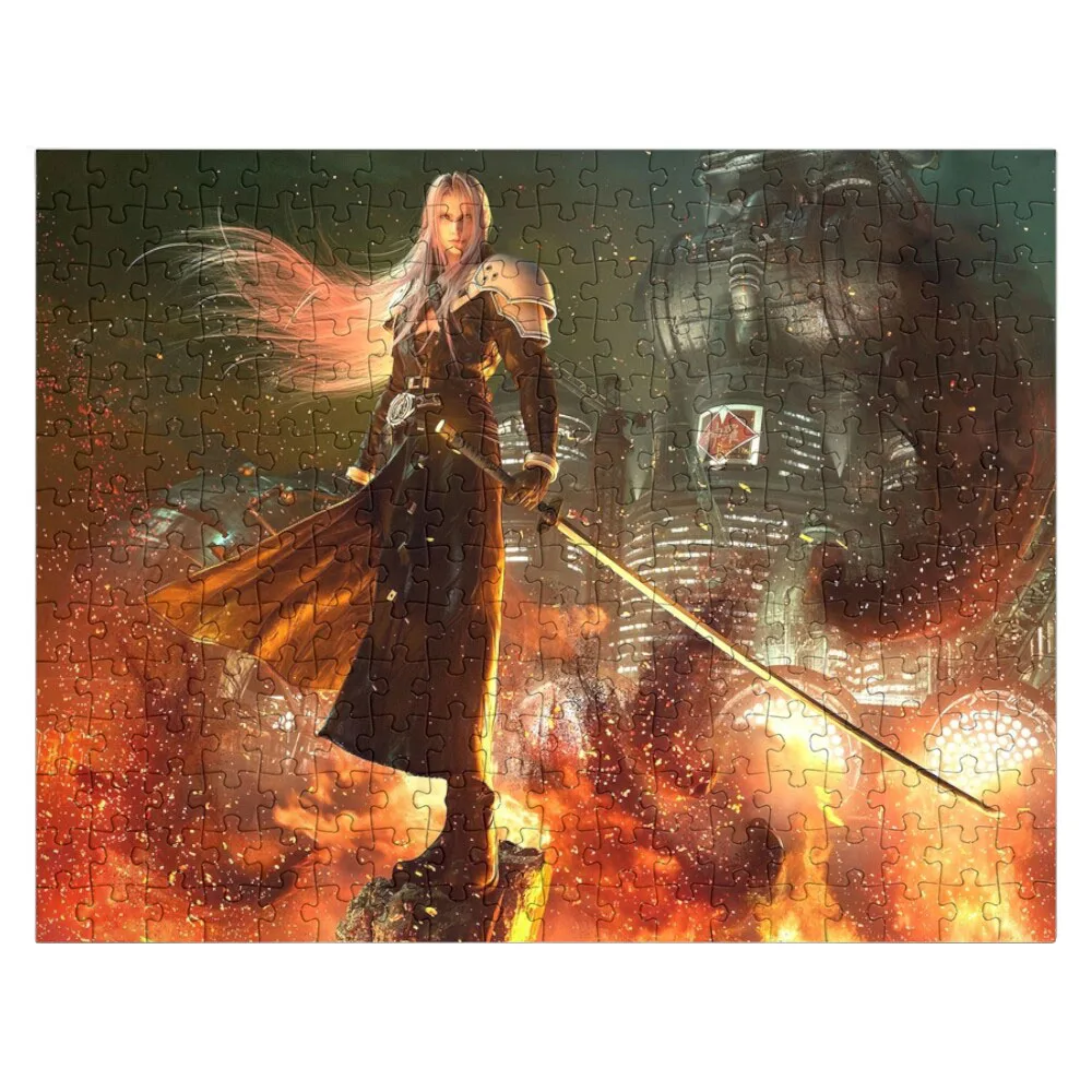 Sephiroth Nibelheim HQ Jigsaw Puzzle Personalized Toy Jigsaw Puzzle For Kids Diorama Accessories Customized Toys For Kids