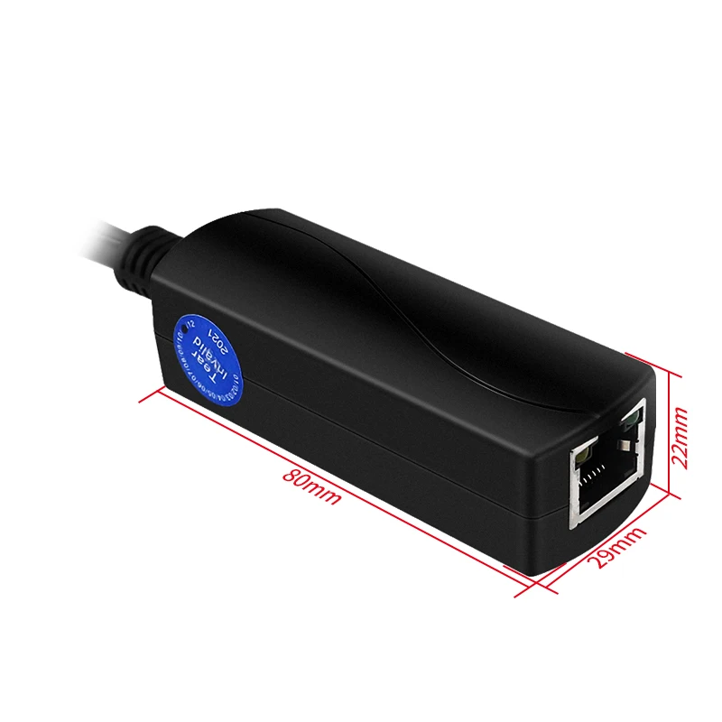 Raspberry Pi 4 PoE Splitter 10/100/1000Mbps 5V 3A Type C Connector USB Type C Po