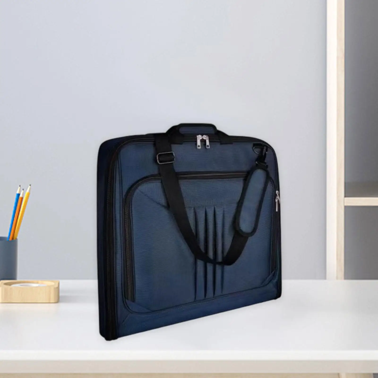 Travel Garment Bag with Detachable Adjustable Shoulder Strap Large for Men Luggage Bag for Holiday Short Trip Business Weekender