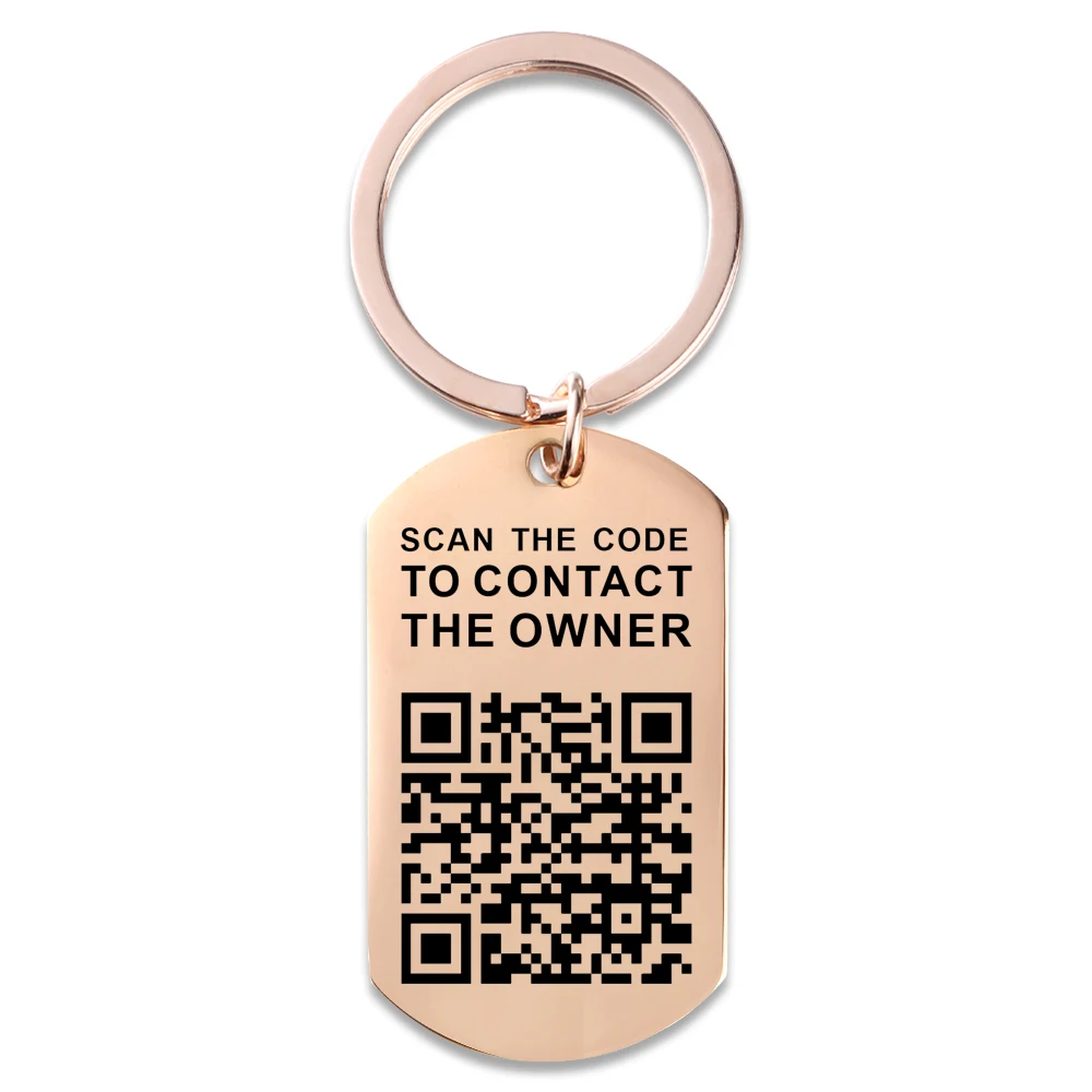 Custom Picture QR Code Keychain