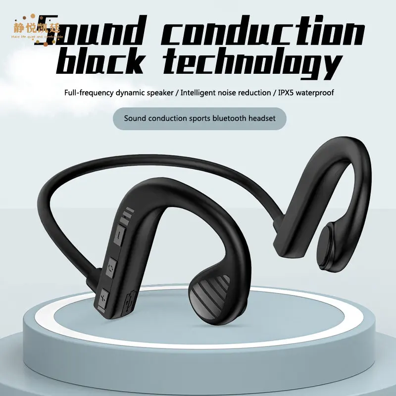 BoneConductionHeadphonesBluetooth50WirelessNotInEarHeadset