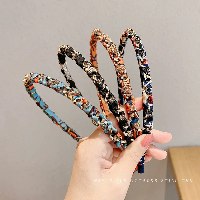 

Повязки на голову с принтом, красные, зеленые, розовые, черные, белые, темно-синие тканевые повязки для волос для женщин, аксессуары для волос для девочек, модные головные уборы на каждый день