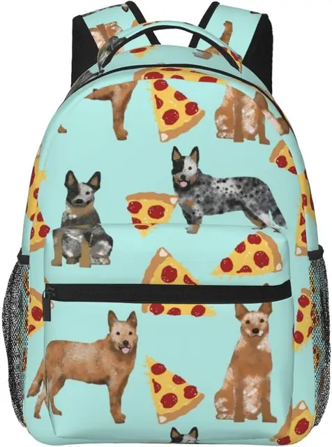 The Daypack Backpack for Sports Travel Running On Bag Australian Cattle Dog Pizzas Mint Green Art Laptop Book Bag Rucksack: A Versatile and Stylish Companion