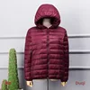 Plus Size Lightweight down Cotton Jacket Women Short Style Easy Carry Winter Clothes for plus Size Women Fat Sister Mom