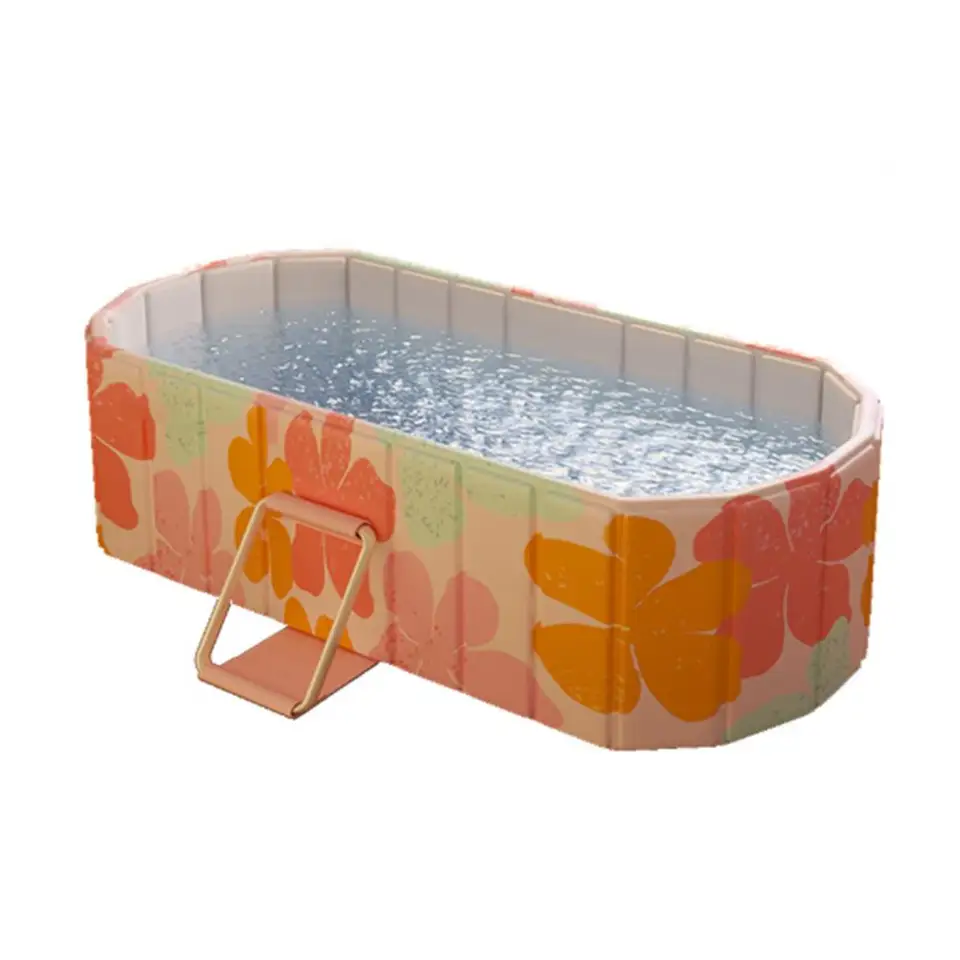 Portable Folding Bathtub with Thermal Cover