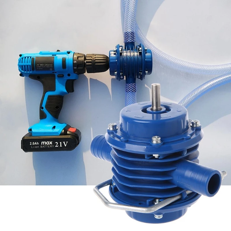 Mini Pompa Ad Acqua Autoadescante Per Trapano Elettrico – Portatile E Leggera Per Giardino E Fai-da-te