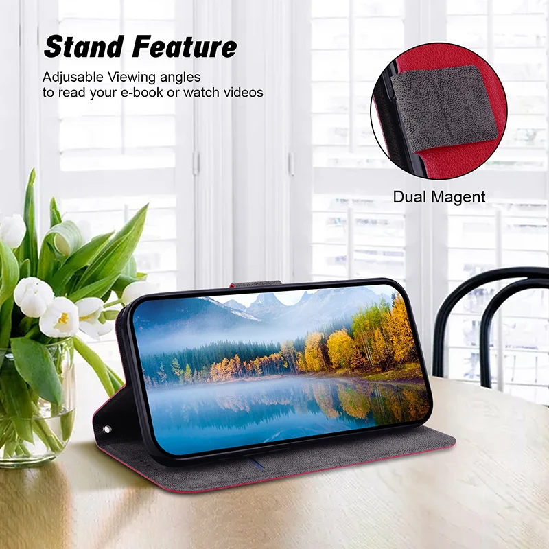 Leather Flip Phone Case For Samsung Galaxy A73 A72 A71 A51 4G 5G A20 A31 A20e a40 A50 A30S A50S a41 A70S Wallet Card Slots Cover