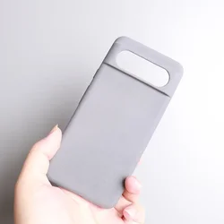Matte Sandstone Silicone Soft Back Cover for Pixel 4 (GRAY)