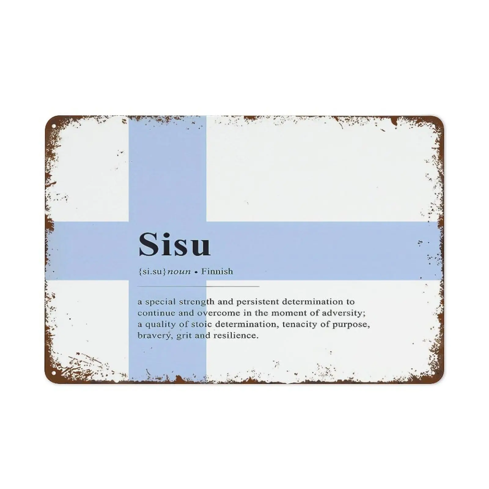 

Sisu разрешение печати скандинавский принт Sisu знак Искусство металлические знаки металлический жестяной знак винтажный Декор стены Ретро Искусство жестяной знак Забавный Декор