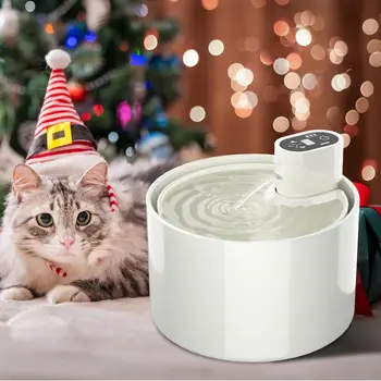 Ceramic Cat Water Fountain