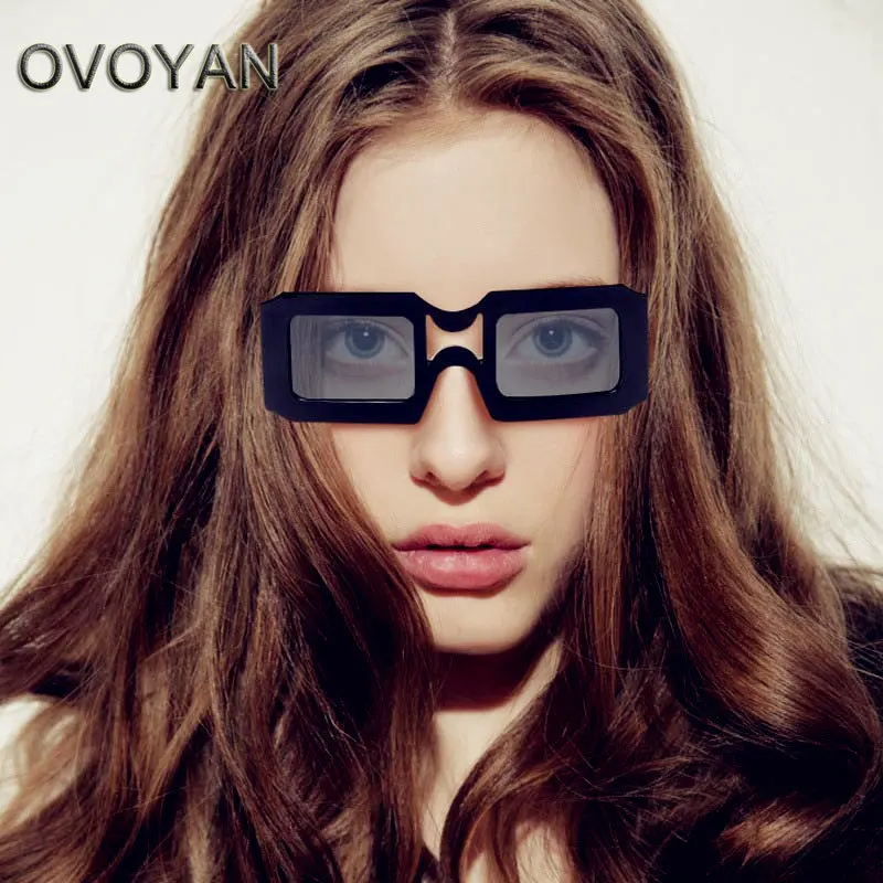 

OVOYAN Square Vintage Sunglasses Women 2023 Punk Luxury Glasses Women/Men Brand Designer Eyeglasses Women Gafas De Sol Mujer