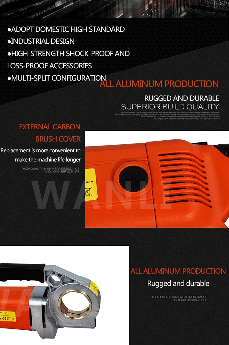 New 30 Type Portable Hand-Held Electric Pipe Threading Machine 220v/2000w Househ