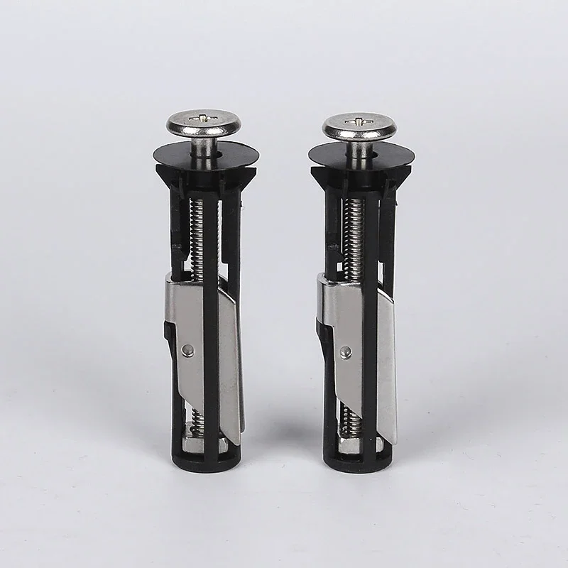 2Pcs 304 Stainless Steel Screw PP Nut Toilet Seat Hinge Bolts Fixing Toilet Water Tank Lid Locking Expansion Fitting Replacement