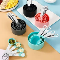 4/8Pcs Measuring Spoons Set Measuring Cups Set Tea Coffee Measuring Tools Liquid Cake Flour Baking Cooking Kitchen Accessories 1