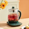 1500ML Electric Kettle Tea Cooking Pot Glass Teapot Home Appliance Automatic Multicooker For Office Home School 1