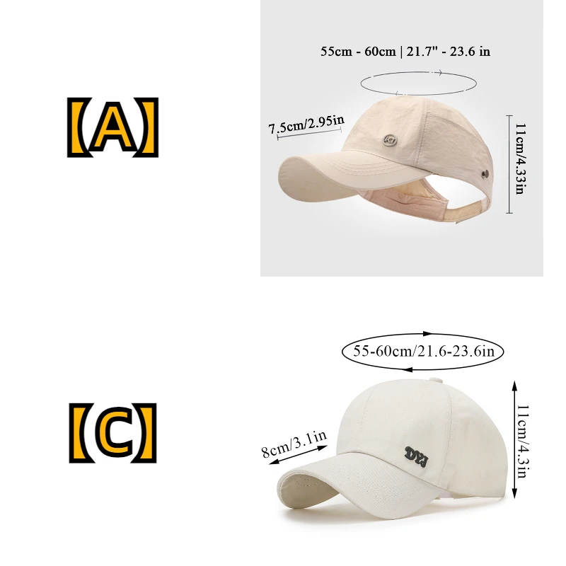 Retro Summer Cap For Women Ponytail Baseball Cap Solid Color Sunhat Sport Running Sun Visor Hats For Women Ponycap baseball cap sun hat