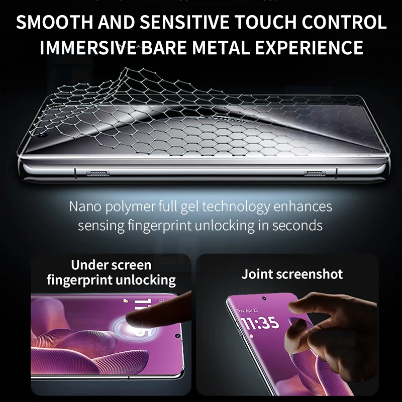 Full Curved Hydrogel Screen Protector - 2-4 Piece Set