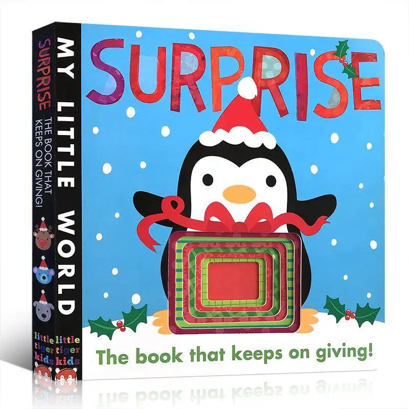 

Milu Original English Surprise: The Book ThaT Keeps On GivinG My Little World Hardcover Toy Picture Book