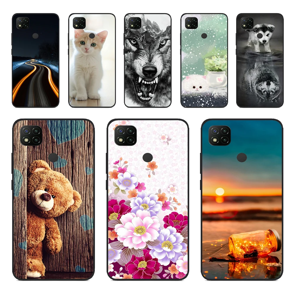 Per Xiaomi Redmi 9C /Redmi 9C Custodia Nfc Soft Touch Tpu Cover Posteriore Del Telefono In Silicone Redmi 9C Custodia 6.53 Pollici Paraurti Funda Drop