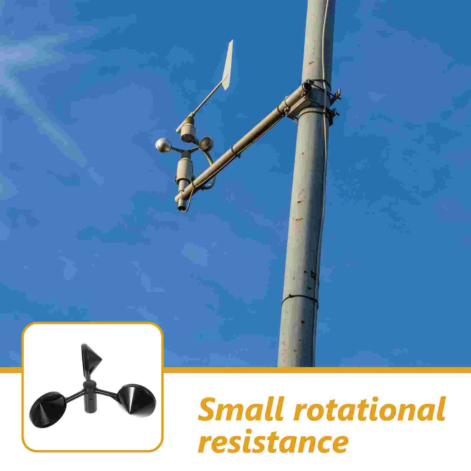 Wind Speed Anemometer Anemometer Housing Anemometers Accessories Wind Sensors Equipment Measurement Device Handheld with Direction Abs