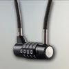 Garden Padlock Combination Lock Indoor Safety 5mm Steel Cable Anti-Corrosion Feature Keyless Convenience For Bicycles 3