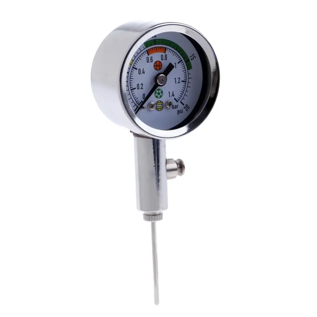 Football Pressure Guage Ball Pressure Reader Basketball Volleyball Barometer