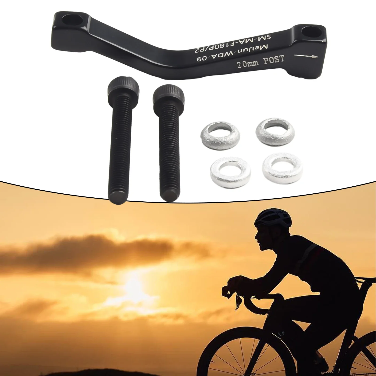 1 Pc MTB Road BIke Disc Brake Adapter For-SRAM 20mm Post Mount Disc Caliper To Post Mount Frame/Fork Adaptor Cycling Parts
